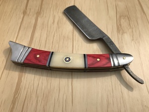 Navaja de Afeitar Recta de Acero de Damasco Hecha a Mano, de 1 Pieza, Desechable, para Afeitado Corporal y de Bikini, Kit para Barbería y Uso Personal - Product Image 5