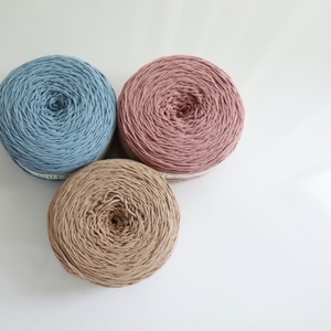 Crochet Yarn OH Landa Combed Cotton Crochet Yarn for Hand Knitting 200g Ball Hand Knitting Yarn <b>thick</b> hilos - Product Image 5