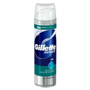 Gel à raser moussant pour hommes, marque privée, soin de la barbe, gel à raser GILLETTE avec aloe vera - Product Image 1