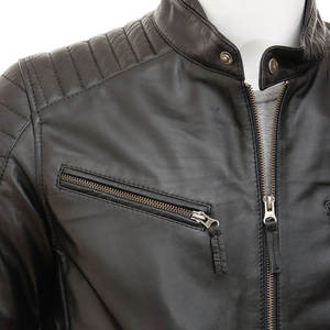 Veste en cuir premium pour homme, style streetwear, impression de logo personnalisée, imperméable, coupe-vent, vêtements d'hiver, best-seller, tendance, nouveauté - Product Image 3