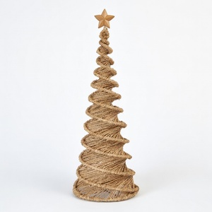 Sculptures d'arbres de Noël en herbe marine, faites à la main, best-sellers pour la décoration de festivals - Product Image 6