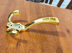 Premium Brass Wall <b>Hooks</b> for Hanging Clothes Heavy Duty Decorative Wall Mounted Coat <b>Towel</b> Hanger - Product Image 6