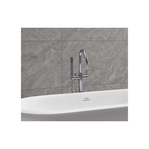 กระเบื้องเคลือบ600X1200mm ลายครามแบบสัมผัสด้านสินค้ามาใหม่สำหรับห้องนอนห้องนั่งเล่นพื้นในโรงแรมดีไซน์ทันสมัย - Product Image 4