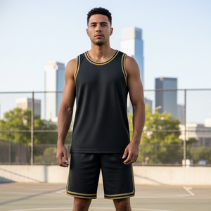 Tenues de basketball personnalisées sublimées, respirantes, à séchage rapide, pour hommes, ensemble maillot et short d'entraînement pour équipes, fabricant - Product Image 6