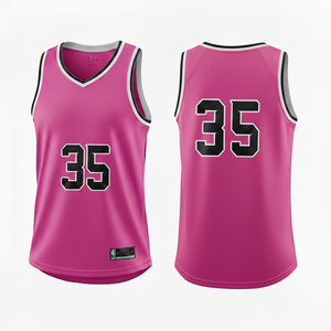 Ensemble de maillots de basket respirants personnalisés réversibles par sublimation - Product Image 5