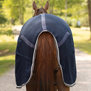 Couverture rafraîchissante pour cheval, personnalisée, drap d'été équestre respirant, couverture pour cheval pour l'entraînement, le transport et l'utilisation en écurie - Product Image 4