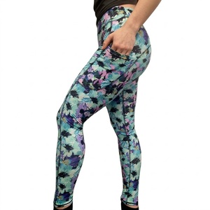 Leggings d'équitation taille haute pour femme, extensibles dans quatre directions, avec patch antidérapant au genou et bande latérale patchwork - Product Image 2