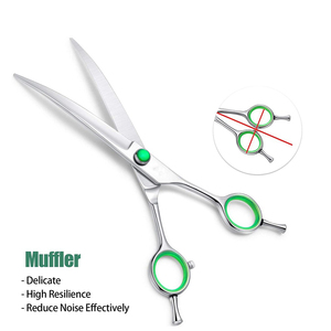 Ciseaux de coiffure professionnels pour salon de coiffure : ensemble de ciseaux à effiler, ciseaux droits et peigne à pointe arrondie pour barbier - Product Image 3