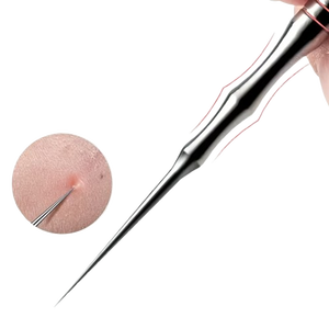 Double Ended Acne Needle Blackhead Remover Facial Pimple <b>Extractor</b> Tool Professional Beauty Care for Deep Skin Cleaning - Product Image 2