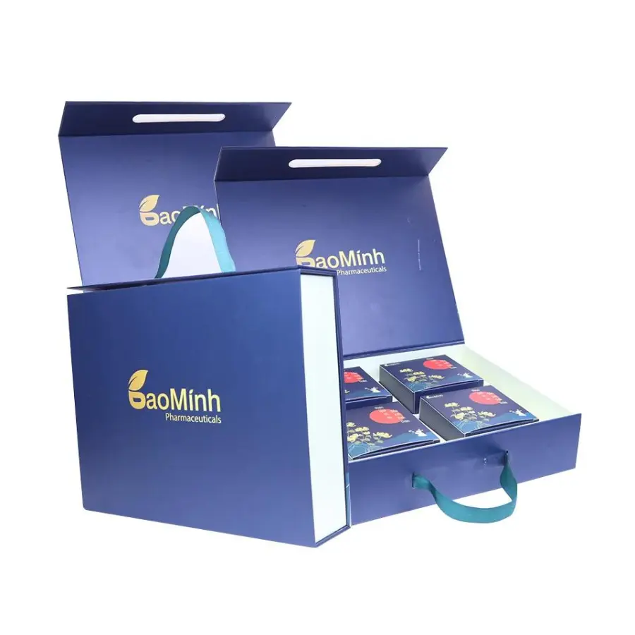 Benutzer definierte Magnet magnetische Luxus verpackung Faltpapier Geschenk box für Unternehmen Aus Vietnam