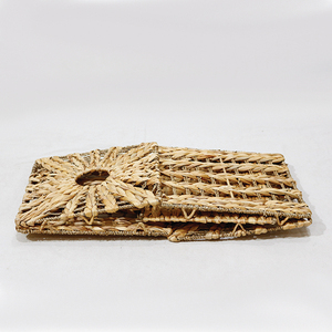 Handmade <b>Square</b> Seagrass Woven Eco-Friendly Multi-Purpose Storage <b>Basket</b> Simple Style Multifunctional Design Custom Sizes - Product Image 5