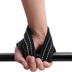 Latest OEM Custom Logo Figure 8 Lifting Straps Top Quality Cotton <b>Weight</b> Lifting <b>Trainer</b> Durable Adult Deadlift Pull-Up Exercise - Product Image 5