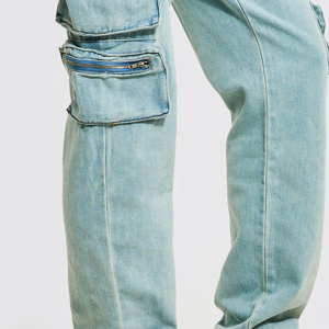 Combinaison en toile légère et confortable pour homme, style classique, coupe ajustée, durable, imperméable, écologique, multi-poches - Product Image 6