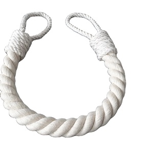 White Cotton Rope Stop <b>Thick</b> Rope - Braided Chunky Jute Rope - Nautical Decor - Product Image 1