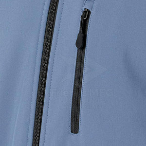 Veste softshell pour homme sur mesure avec col montant, logo sur le devant, respirante, pour l'hiver - Vente en gros - Product Image 5