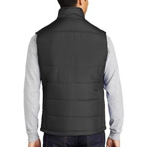 Gilet matelassé sur mesure pour homme OEM avec logo et impression personnalisés, gilet matelassé de haute qualité, chaud et coupe-vent pour homme - Product Image 6