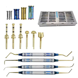 Kit Avanzado de Implantes Dentales para Levantamiento Sinusal, Instrumentos Quirúrgicos Manuales de Acero Inoxidable, Brocas para Implantes, Tapones y Herramientas de Elevación - Product Image 2