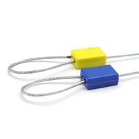 Sceau en câble d'acier personnalisé YSD avec logo et numéro de série pour conteneurs, camions et transport de marchandises