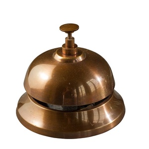 Premium Gold <b>Call</b> <b>Bell</b> Manual Press Service <b>Bell</b> for Hotel Reception Bars and Front Desk Hospitality Supplies - Product Image 2