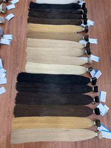 Paquets de cheveux de couleur avec trames de cheveux alignés sur les cuticules, cheveux vietnamiens de qualité supérieure pour la livraison directe, extensions de cheveux humains - Product Image 2