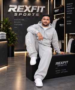 Ensemble survêtement personnalisé en molleton de coton avec sweat à capuche zippé et pantalon de jogging, style streetwear, vente en gros, fabricant de vêtements - Product Image 2
