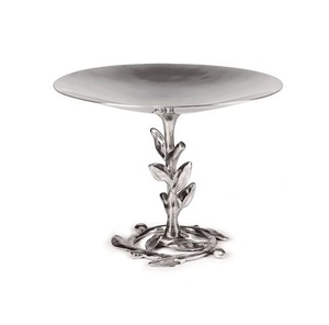 Support à gâteau en métal tropical fait main, rond, en forme de dessert, pour la présentation sur table, idéal pour la maison, les mariages, les anniversaires et les fêtes - Product Image 4