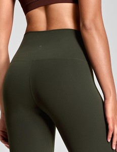 Leggings tricotés taille haute pour femme, doux et extensibles, pour le yoga, le fitness, la gym et l'entraînement, longueur intégrale, effet sculptant ventre plat - Product Image 5