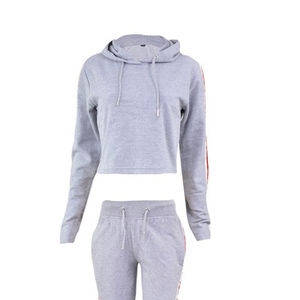 Conjuntos deportivos de algodón para mujer, uso diario informal, para entrenamiento, conjuntos deportivos de algodón para mujer con marca personalizada, venta al por mayor directa de fábrica - Product Image 4