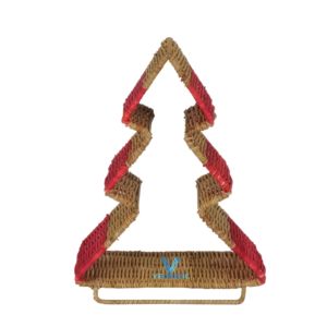 Nuevo Árbol de Navidad de Mimbre Natural Tejido a Mano, Decoración de Temporada para el Hogar, Proveedor Mayorista - Product Image 4