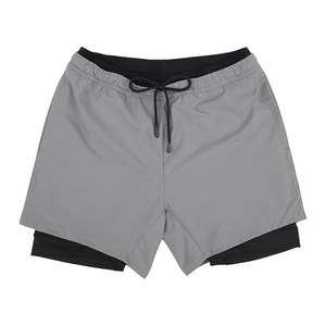 Pantalones Cortos Deportivos de Alta Calidad para Hombre, Sólidos, Casuales, de Cintura Media, Transpirables, de Secado Rápido, Ligeros, para Verano - Product Image 1