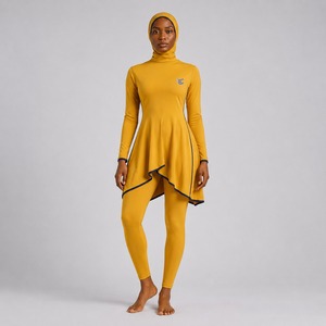 Ensemble Burkini Modeste pour Femme – Confortable, Séchage Rapide, Couverture Complète, Maillot de Bain Manches Longues pour Plage et Piscine - Product Image 1