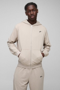 Men's Full <b>Zip</b> <b>Hooded</b> Tracksuit Cotton Fleece Straight Leg Gym Training Streetwear Custom Logo Two Piece Hoodies Wholesale - Product Image 3
