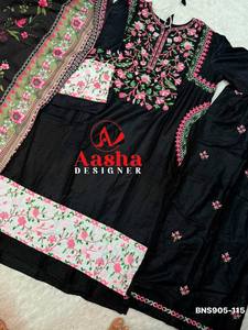 Diseño Moderno, la Mejor Tela de Rayón con Colección de Plazzo-Kurta y Dupatta Bordados a Precio de Mayoreo, Moda Femenina - Product Image 6