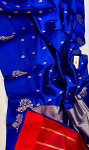 Tela Brocada de Seda Pura, Colores Vibrantes, Diseños Exquisitos, Resistente a la Abrasión, Color Personalizable, Ropa Étnica para - Product Image 5