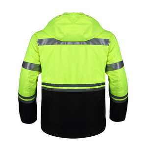 Veste de travail haute visibilité pour la construction et les travaux routiers, directement de l'usine, avec logo personnalisé pour les acheteurs B2B en gros. - Product Image 2
