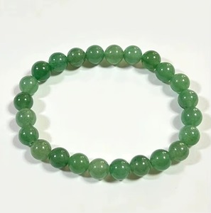Pulsera de Aventurina Verde Natural Premium con Cuentas, Joyería Elástica de Piedra para Mujer, Regalo para el Día de la Madre y Año Nuevo - Product Image 2