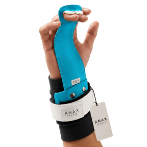 Poignée de barre asymétrique en cuir, confortable, stable et performante, antidérapante, légère, respirante, équipement de protection des mains de haute qualité, conçue pour la performance. - Product Image 3