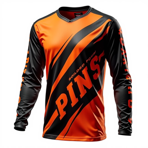 Jersey de Motociclismo de Manga Larga para Hombre, Secado Rápido, Impresión por Sublimación, Ropa de Motocross para Exteriores, Todas las Temporadas - Product Image 1