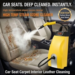 Máquina de Limpieza a Vapor <span class=keywords><strong>con</strong></span> Ozono de Alta Presión Eléctrica, 110 Temperaturas de Vapor, Equipo de Desinfección para Interiores de Automóviles - Product Image 3