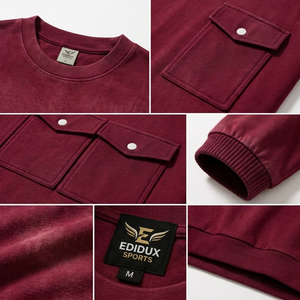 เสื้อยืดโอเวอร์ไซส์แบบยูนิเซ็กซ์ ผ้าคอตตอน 100% หนัก 280 กรัม สำหรับขายส่ง สั่งทำได้ตามต้องการ ระบายอากาศได้ดี สีพื้นเรียบ - Product Image 6