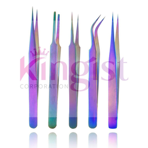 Pinces à cils de qualité supérieure pour une pose de cils de qualité professionnelle, ensemble de pinces à cils pour les artistes en pose de cils - Product Image 2