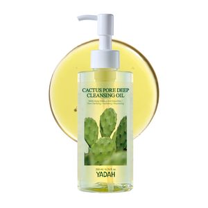 น้ำมันทำความสะอาดผิวหน้า YADAH Cactus Deep Cleansing Oil สำหรับล้างเครื่องสำอาง ทำความสะอาดรูขุมขน ควบคุมความมัน ให้ความชุ่มชื้น ปราศจากพาราเบน เหมาะสำหรับผู้ทานวีแกน - Product Image 1