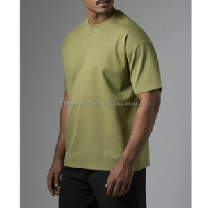 Camisetas Personalizadas para Hombre, 220 GSM, Algodón Orgánico, Estilo Urbano, Cuello Redondo, Camiseta Lisa Estampada - Product Image 4