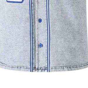Maillot de baseball en jean Phi Beta Sigma pour hommes – Coupe confortable, qualité supérieure, vêtements de fraternité grecque, tenue athlétique décontractée - Product Image 5