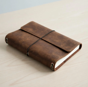 Journal for men, <b>Leather</b> journal cover, Personalized travel journal, <b>A5</b> travelers <b>notebook</b>, Personalized <b>leather</b> trifold journal - Product Image 1
