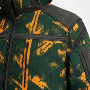 Sudadera con Capucha Profesional para Hombre, Antiarrugas, 100% Poliéster, Gruesa, Resistente, Táctica, con Estampado por Sublimación, Diseño Sólido - Product Image 4