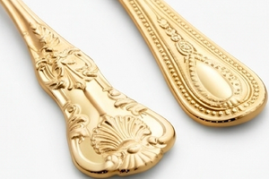 Luxury Design Gold Cutlery Set Elegant Ornate Handles Flatware <b>For</b> Wedding Dining Table Party Kitchen Hotel And Tableware - Product Image 2