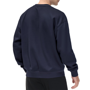 Sudadera Oversize para Hombre, Algodón Grueso, Corte Holgado, Manga Larga, Cuello Redondo, Estilo Casual Moderno, Ropa Urbana de Moda, Calidad Premium - Product Image 4