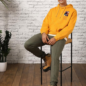 Sudadera Ligera de Algodón Casual para Invierno con Tela de Forro Polar Transpirable, Ecológica y Acabado Suave para un Uso Cómodo - Product Image 2