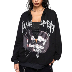 Sudadera suave y cálida con estampado artístico único, sudadera informal de moda para mujer, sudaderas con estampado moderno para uso diario, sudaderas con estampado para mujer - Product Image 6